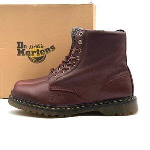 Dr. Martens 1460 WL Grizzly Boot Men's Size 13 / EU 47 Faux Fur Lining Cherry